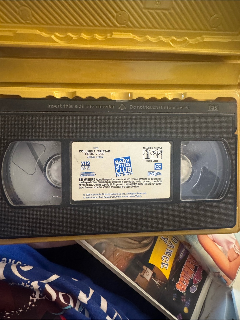 Black VHS Tape - The Baby-Sitters Club